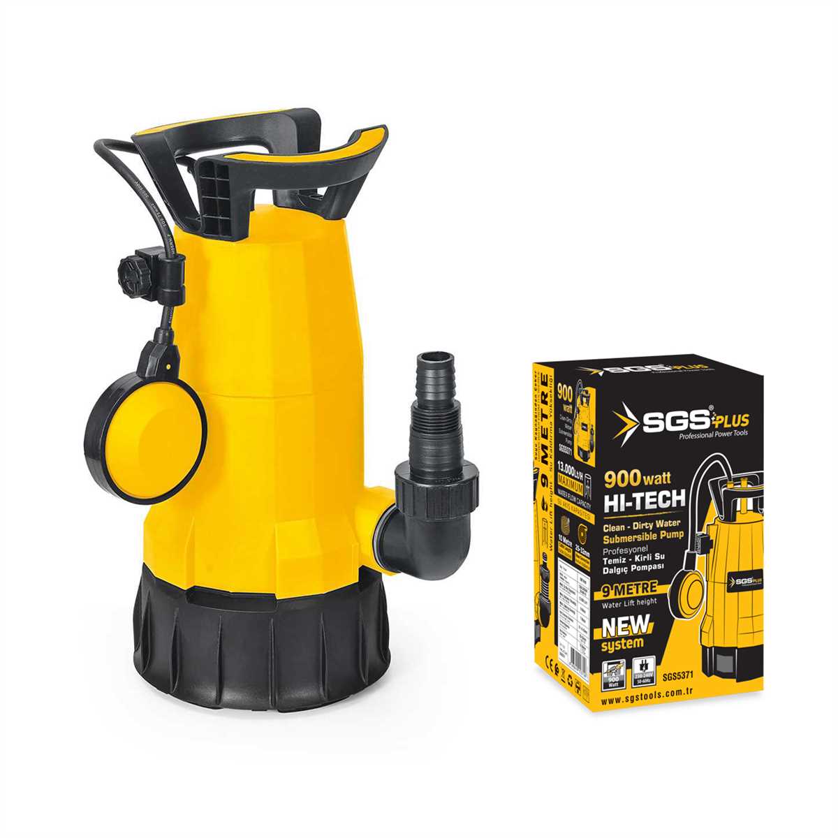 SGS Temiz-Kirli Su Dalgıç Pompası 900w (4/Koli)✓